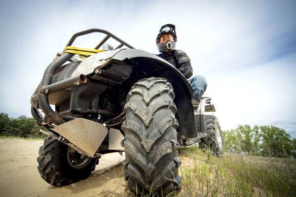 Quad biking